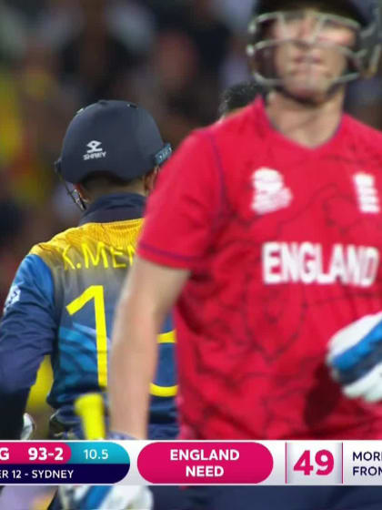 Wicket - Harry Brook - Sri-Lanka v England ICC T20WC 2022