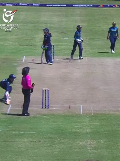 Wicket - Snigdha-Paul - Sri-Lanka-U19s-Women v USA-U19s-Women ICC U19W T20WC 2023