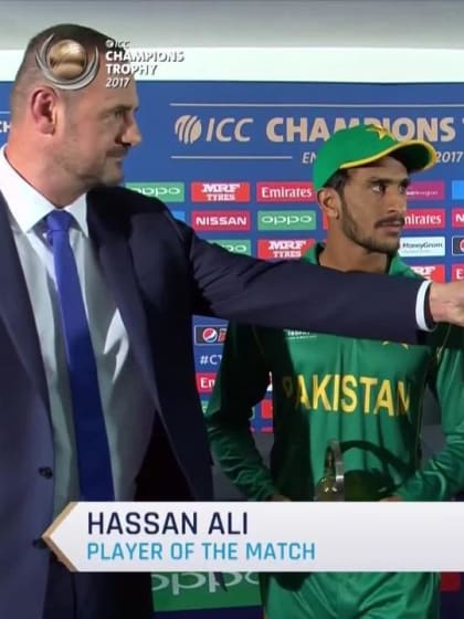 #CT17 PAK vs SA: Player of the Match - Hasan Ali