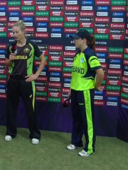  Match Presentation for AUS V IRE Match 16 ICC Womens WT20 2016