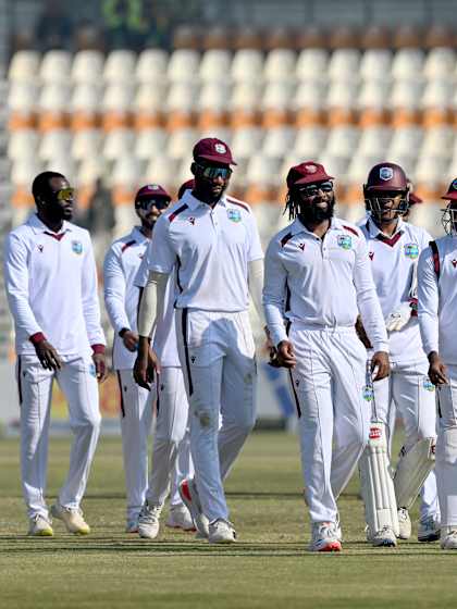 West Indies claim first Test win on Pakistan soil since 1990