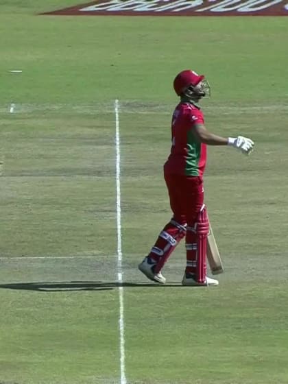 Ayaan Khan - Wicket - Sri Lanka vs Oman