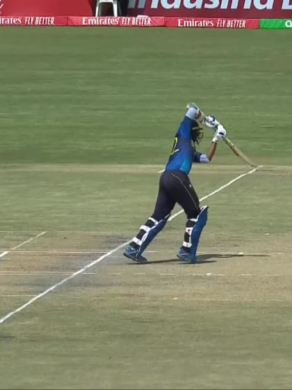 Sineth Jayawardene with a Four vs. South Africa