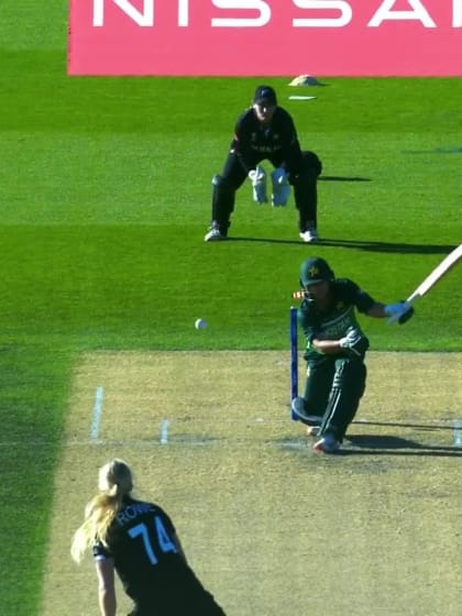 WICKET: Dar bowled to end a fine innings