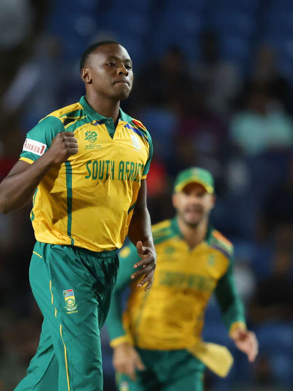 Rabada hits the timber twice in double-wicket over | T20WC 2024