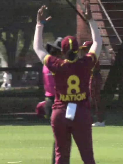 Wicket-Kaveesha-Dilhari-West-Indies-Women v Sri-Lanka-Women ICC T20WC 2023