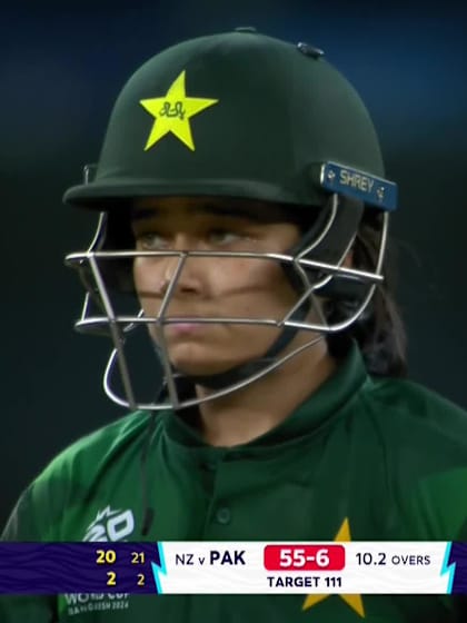 Omaima Sohail - Wicket - Pakistan vs New Zealand