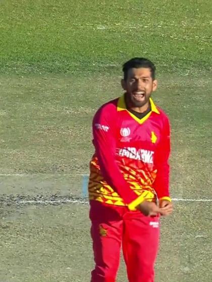 Keemo Paul - Wicket - Zimbabwe vs West Indies