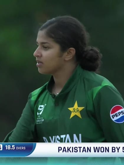 S Polataivao with a Batting vs Pakistan Women Under-19