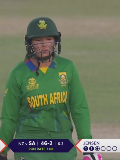 Wicket-Sune-Luus-South-Africa-Women v New-Zealand-Women ICC T20WC 2023