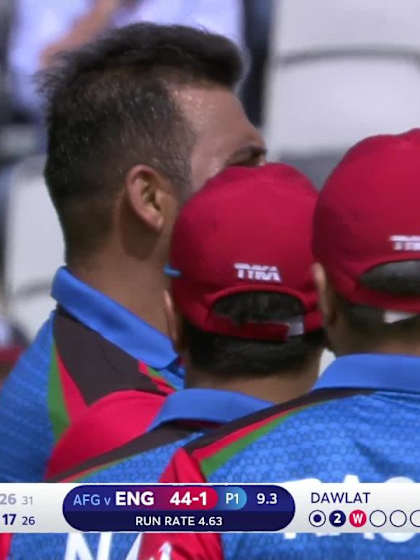 CWC19: ENG v AFG - Vince falls after top edging to Dawlat