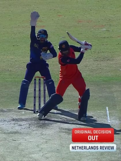 Saqib Zulfiqar - Wicket - Sri Lanka vs Netherlands