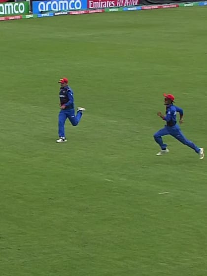 Prannav Chettipalayam with a Four vs. Afghanistan