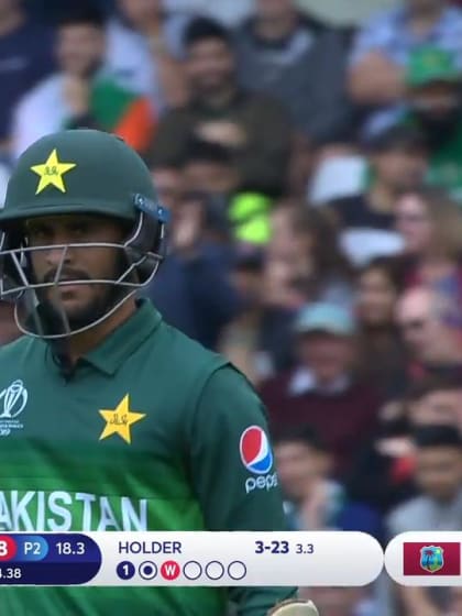 CWC19: WI v Pak – Holder gets his third as Hassan departs for 1
