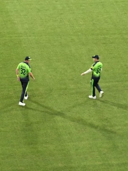 Wicket - Michael Lingen - Namibia v Ireland ICC T20WC 2022