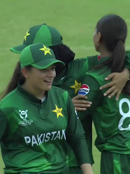 Ella Keresoma with a Batting vs Pakistan Women Under-19