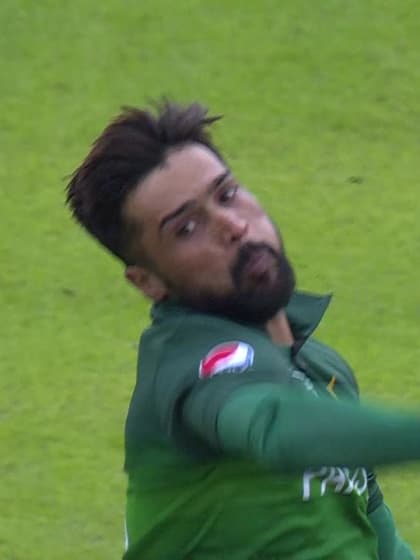 CWC19: IND v PAK - Mohammad Amir takes 3/47