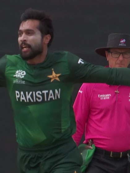 Paul Stirling - Wicket - Pakistan vs Ireland