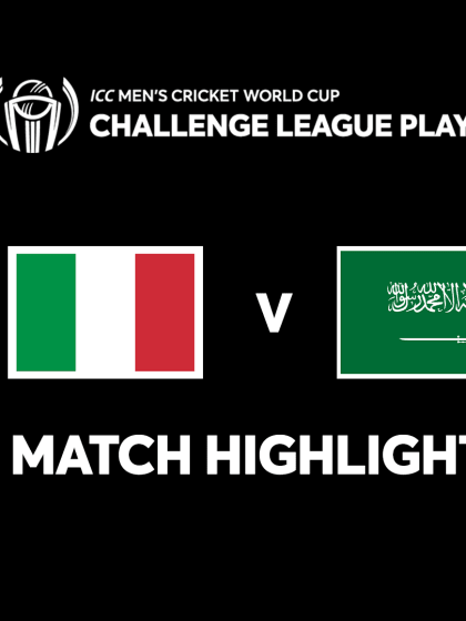 Italy v Saudi Arabia | Match Highlights | CWC Challenge League Play-off
