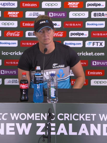 3 March - Tauranga - New Zealand Captain Sophie Devine pre-match press conference