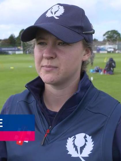 ICC T20WC Qualifier: SCO v NAM - Kathryn Bryce pre-match interview