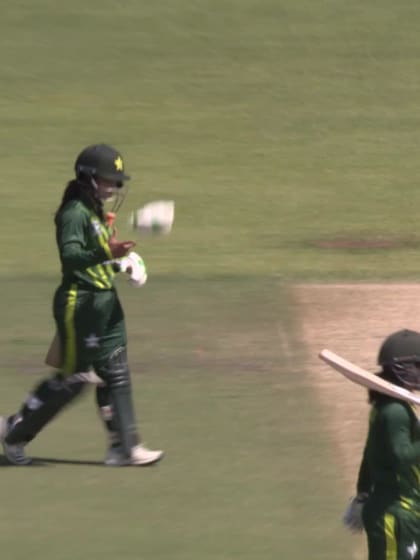 Wicket-Sidra-Amin-Pakistan-Women v South-Africa-Women ICC T20WC 2023