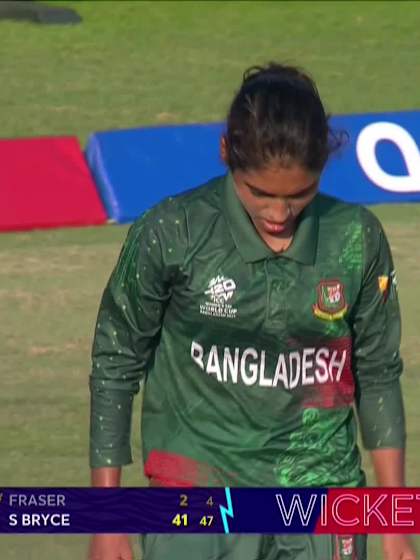 Katherine Fraser - Wicket - Bangladesh vs Scotland