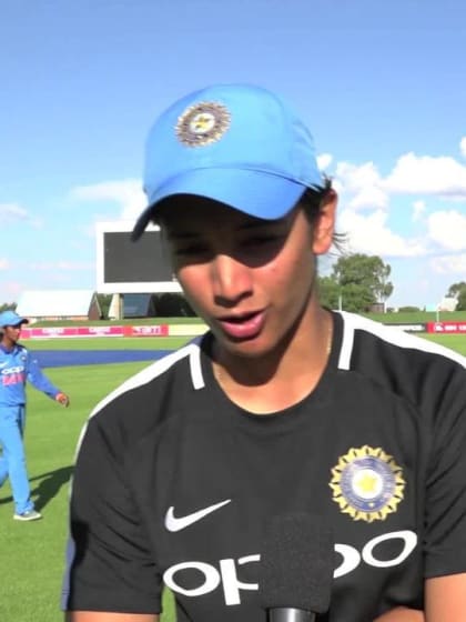 Smriti Mandhana speaks after starring in the first ODI against South Africa Women