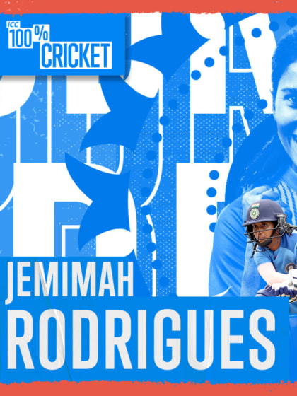 Jemimah Rodrigues | Extraordinary India talent | 100% Cricket