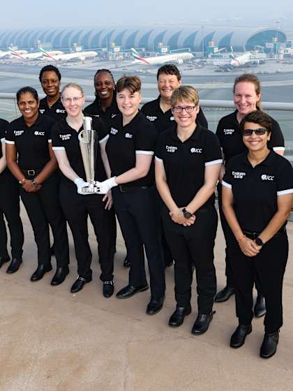 All-female match officials panel gears up for the T20 World Cup | WT20WC 2024