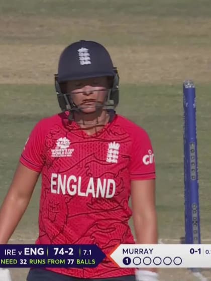 Wicket-Danielle-Wyatt-Ireland v England-Women ICC T20WC 2023