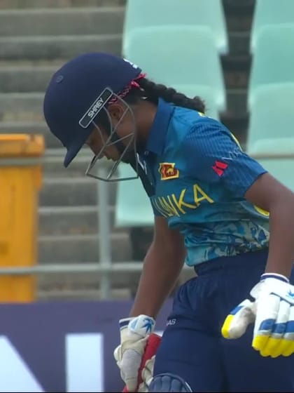 Wicket-Rashmi-Nethranjali-Australia-U19s-Women v Sri-Lanka-U19s-Women ICC U19W T20WC 2023