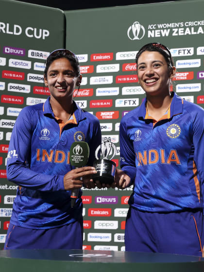 'We contributed equally' – Mandhana shares Player of the Match award with Harmanpreet in heart-warming gesture