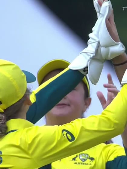 Rashmika Sewwandi with a Batting vs Australia Women Under-19