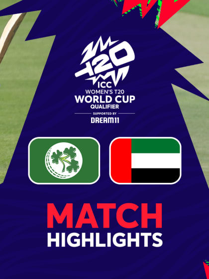 Ireland v UAE | Match Highlights | Women’s T20WC Qualifier 2024