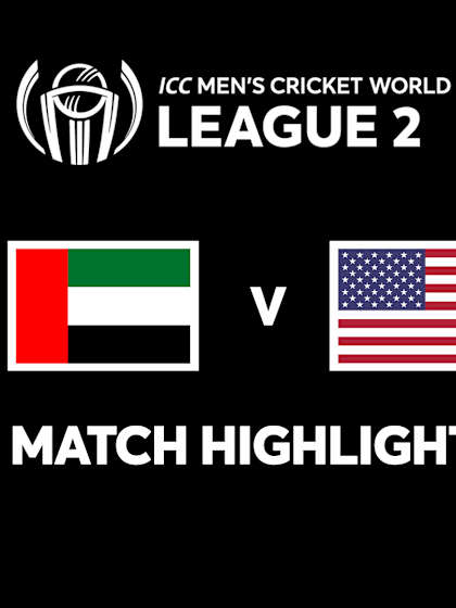 UAE v USA | Match Highlights | CWC League 2