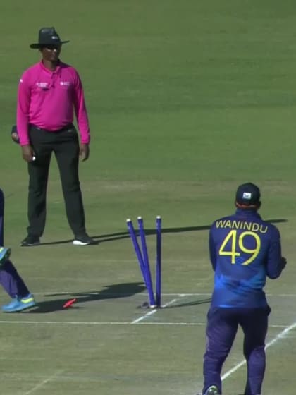 Chris Sole - Wicket - Sri Lanka vs Scotland