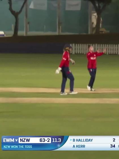 Brooke Halliday - Wicket - England Women vs New Zealand Women