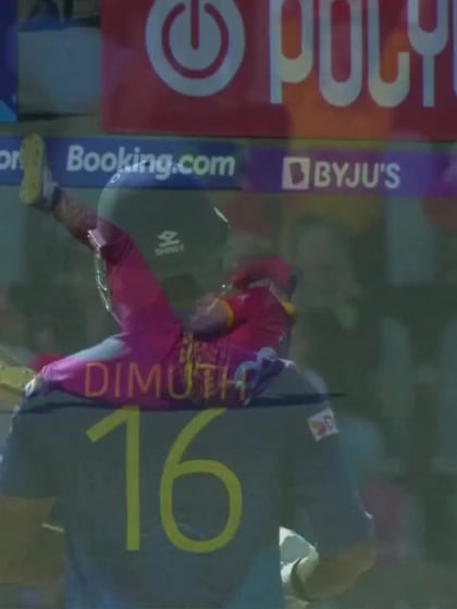 Dimuth Karunaratne - Wicket - Zimbabwe vs Sri Lanka