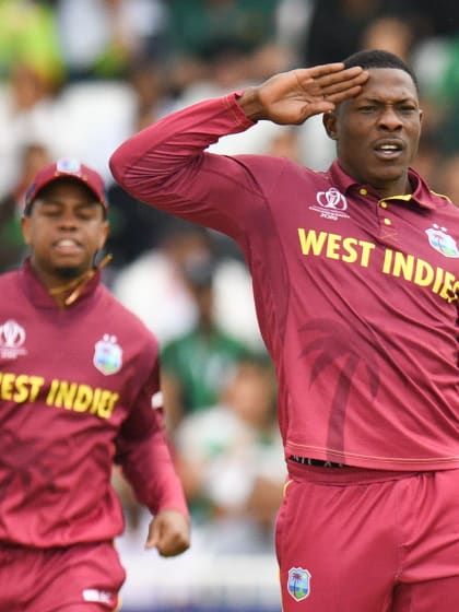 CWC19: WI v Pak – Cottrell snares the first Pakistan scalp