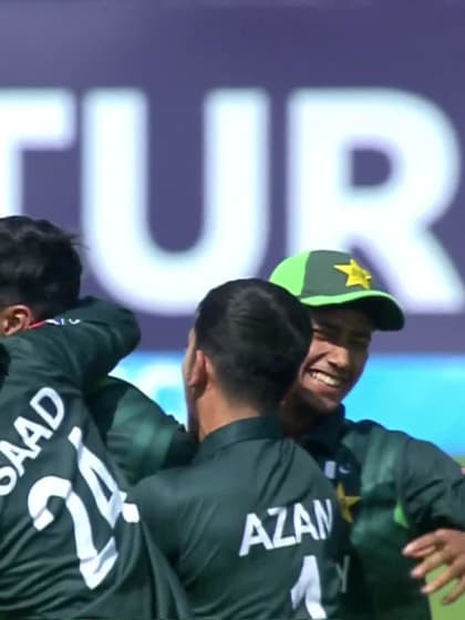 Ali Raza with a Caught Out vs. Bangladesh
