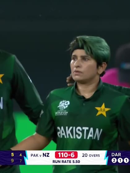 Maddy Green - Wicket - Pakistan vs New Zealand