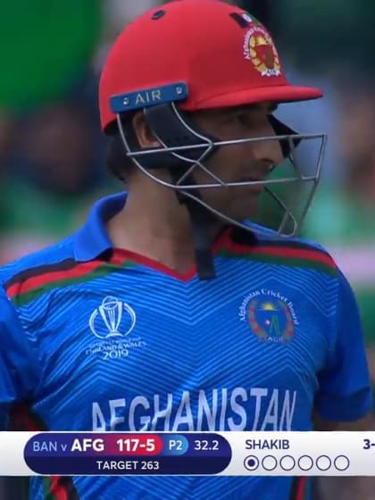 CWC19: BAN v AFG - Shakib has Afghan caught in the deep 