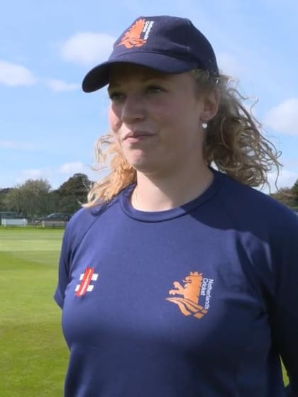 ICC T20WC Qualifier: SCO v NED - Juliët Post pre-match interview