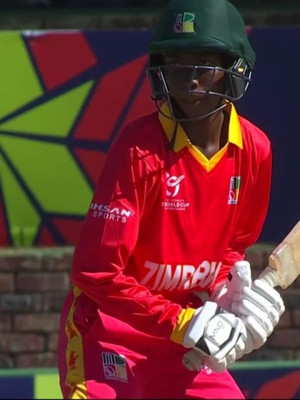 Wicket-Kelis-Ndhlovu-England-U19s-Women v Zimbabwe-U19s-Women ICC U19W T20WC 2023