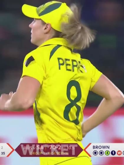 Wicket-Marizanne-Kapp-South-Africa-Women v Australia-Women ICC T20WC 2023