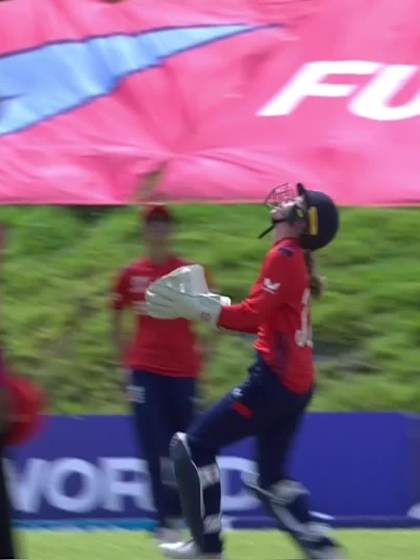 A Lambat with a Batting vs England Women Under-19