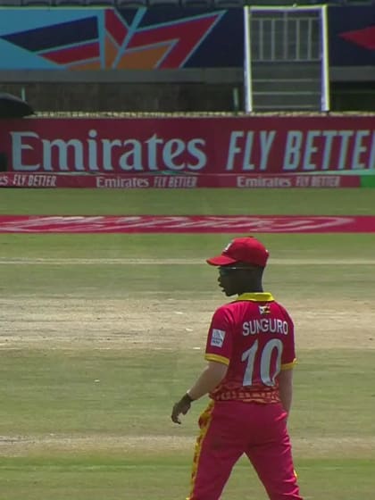 Steve Stolk with a Four vs. Zimbabwe