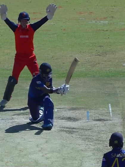 Kusal Mendis - Wicket - Sri Lanka vs Netherlands