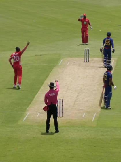 Abinash Bohara with a Batting vs. Canada